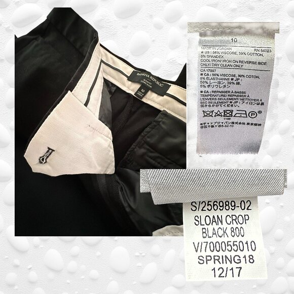 Ladies' Tailored Style Sloan Fit Banana Republic Trousers - SIZE 10 NWT (no tag) - Picture 3 of 8
